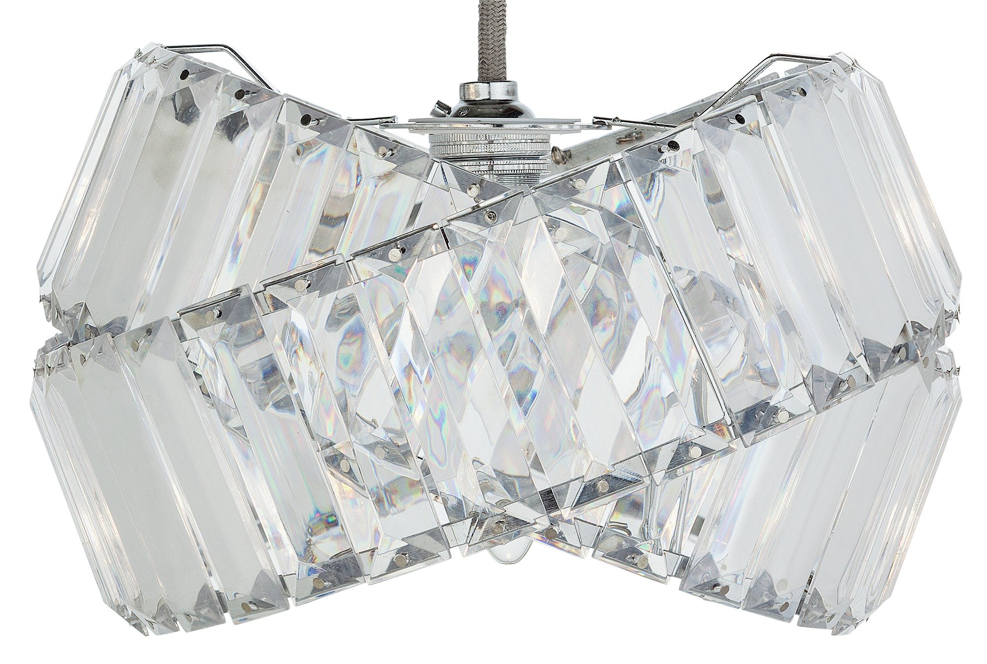 Argos Home Grace Twist Shade - Chrome