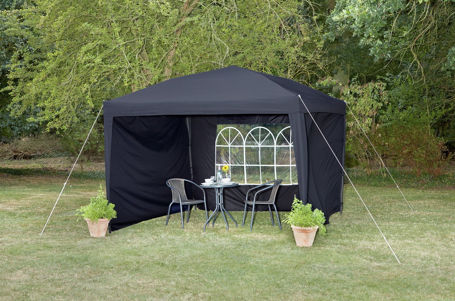 Argos Home 3m x 3m Pop Up Weather Resistant Garden Gazebo