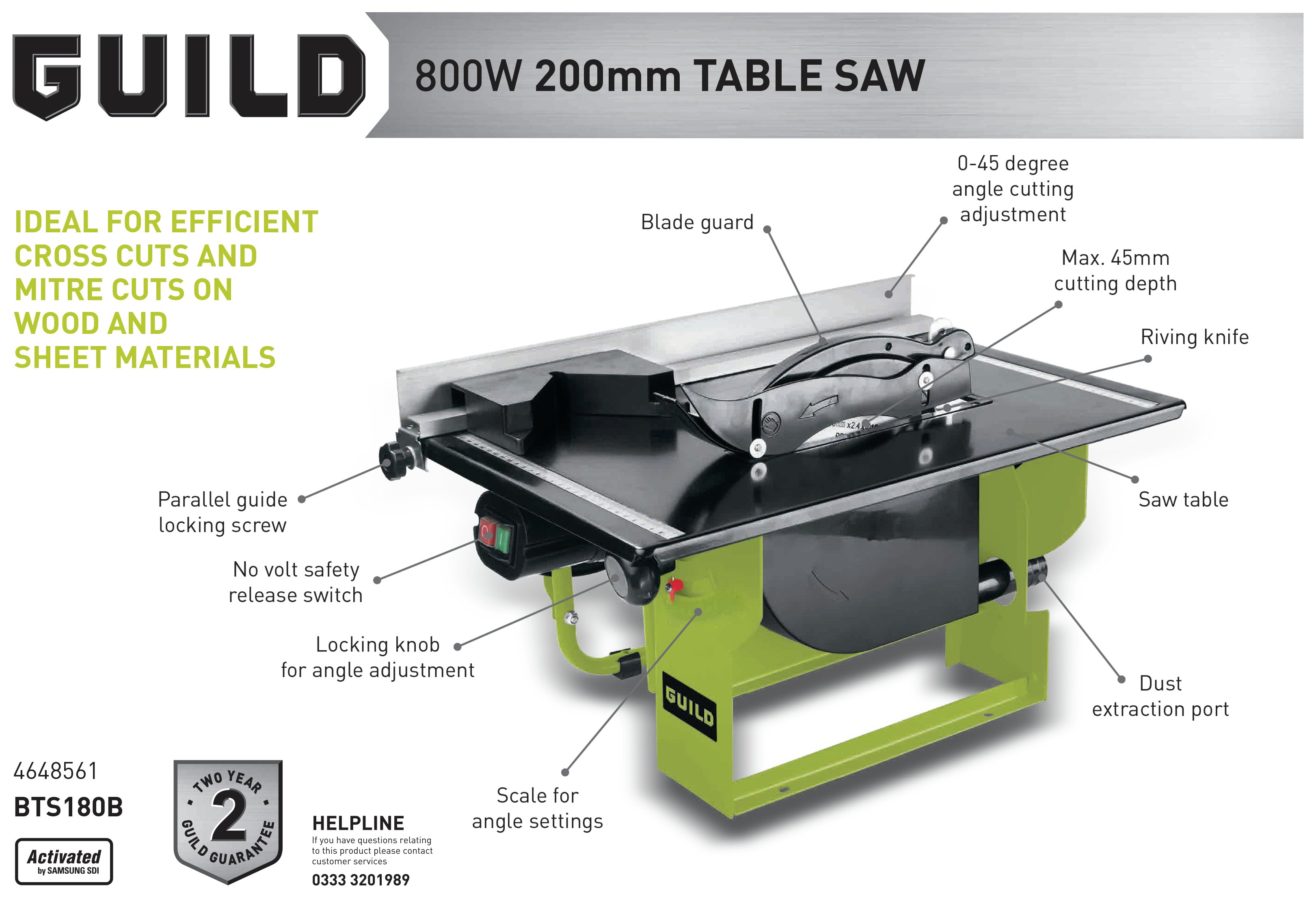 Guild Table Saw Reviews