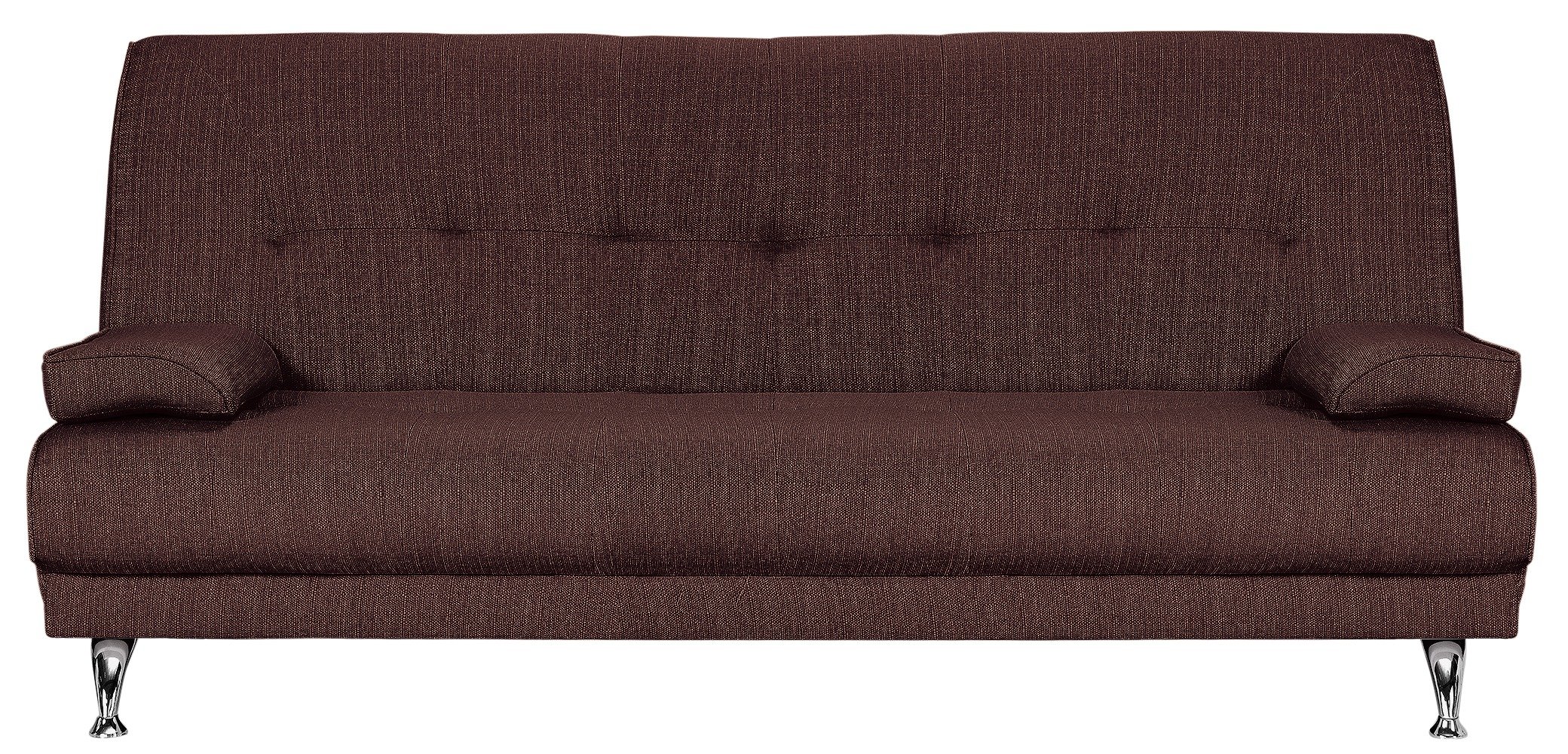 Argos Home Sicily 2 Seater Clic Clac Sofa Bed - Chocolate