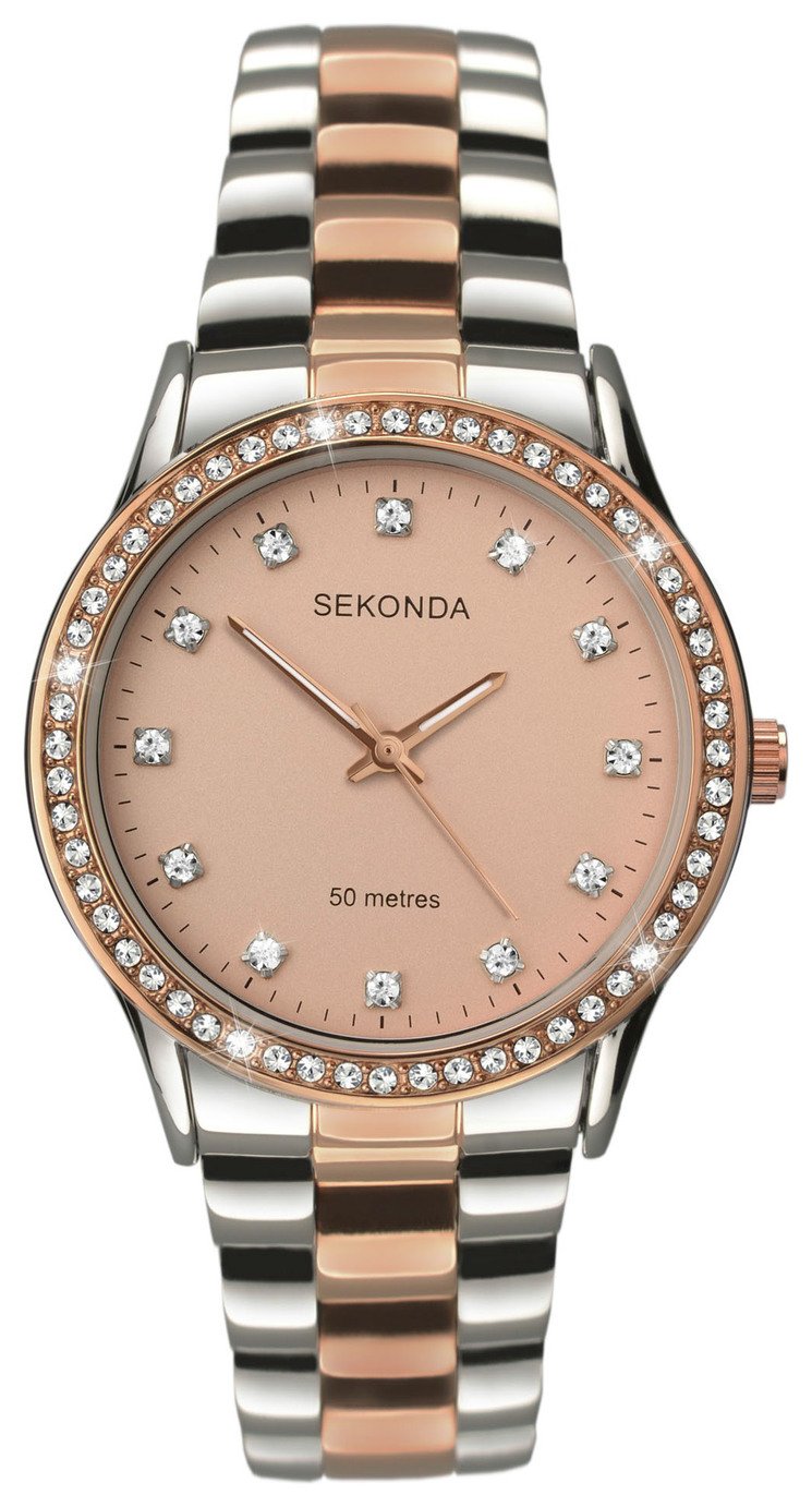 Sekonda Editions Ladies Two Tone Bracelet Watch 4649340 Argos