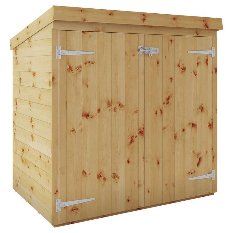 Mercia Tongue and Groove Pent Mower Store - 3 x 5ft 0