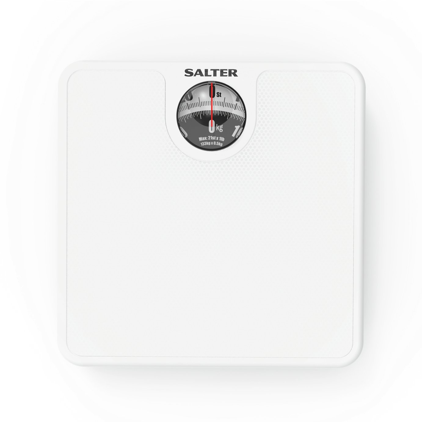 Salter Magnifying Mechanical Bathroom Scales - White