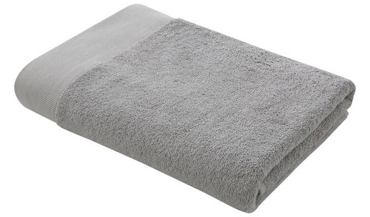 Pineapple Elephant Bamboo Combed Bath Sheet - Grey