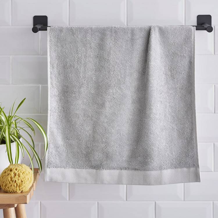 Pineapple Elephant Bamboo Combed Bath Sheet - Grey 0