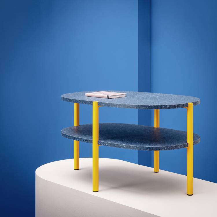 Habitat 60 Coffee Table by Planq - Yellow 0