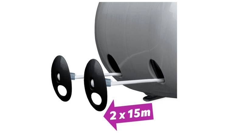 Buy Minky 2 x 15m Retractable Reel Outdoor Washing Line