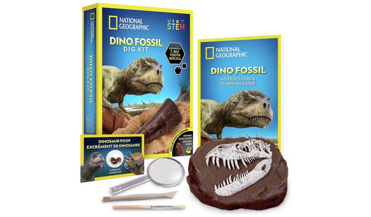 Buy National Geographic Dino Fossil Dig Kit | Discovery and science toys |  Argos