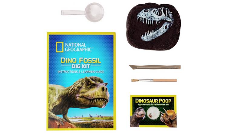 Buy National Geographic Dino Fossil Dig Kit | Discovery and science toys |  Argos