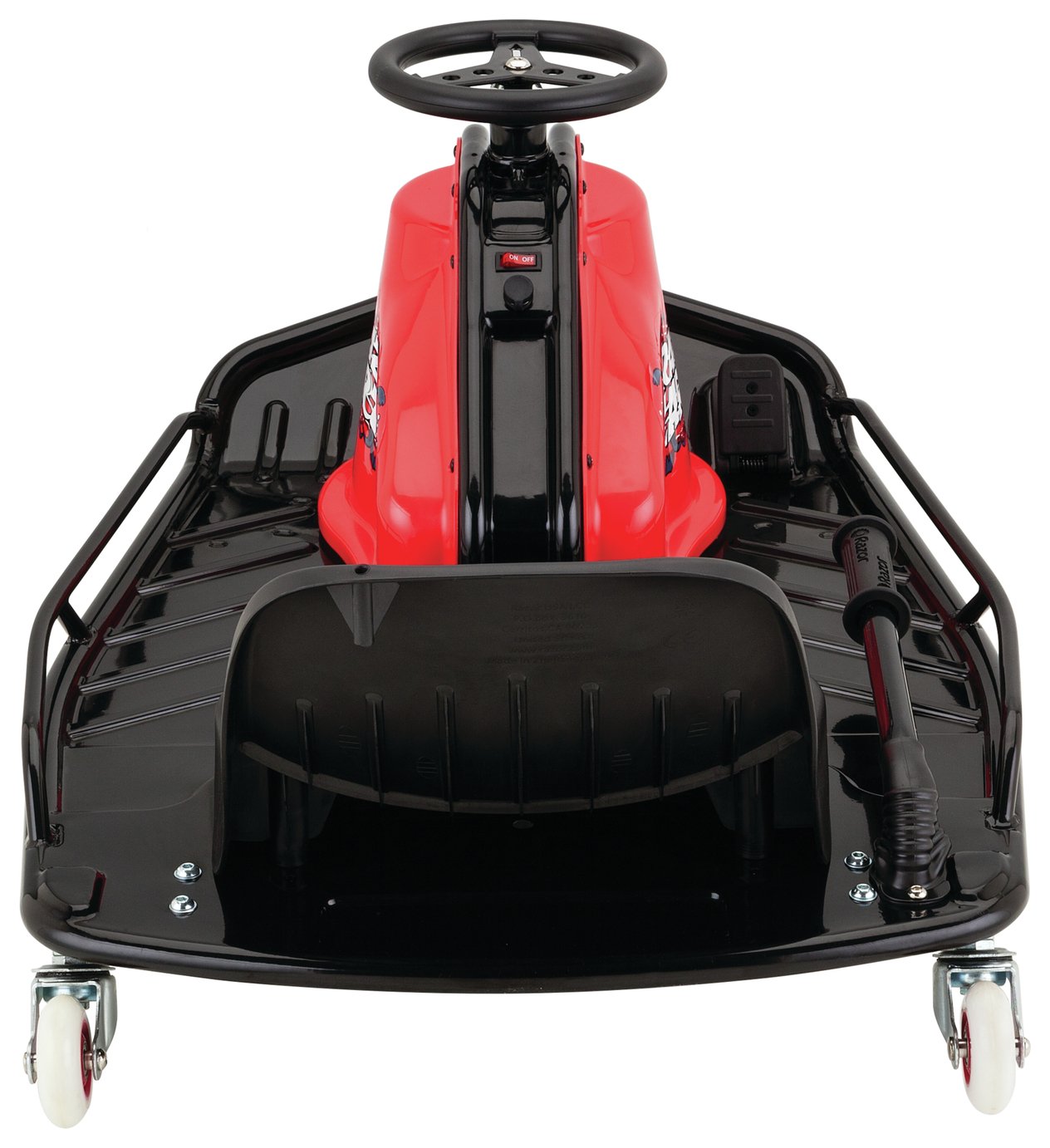 Razor Crazy Cart Electric Go Kart Ride On - Red & Black