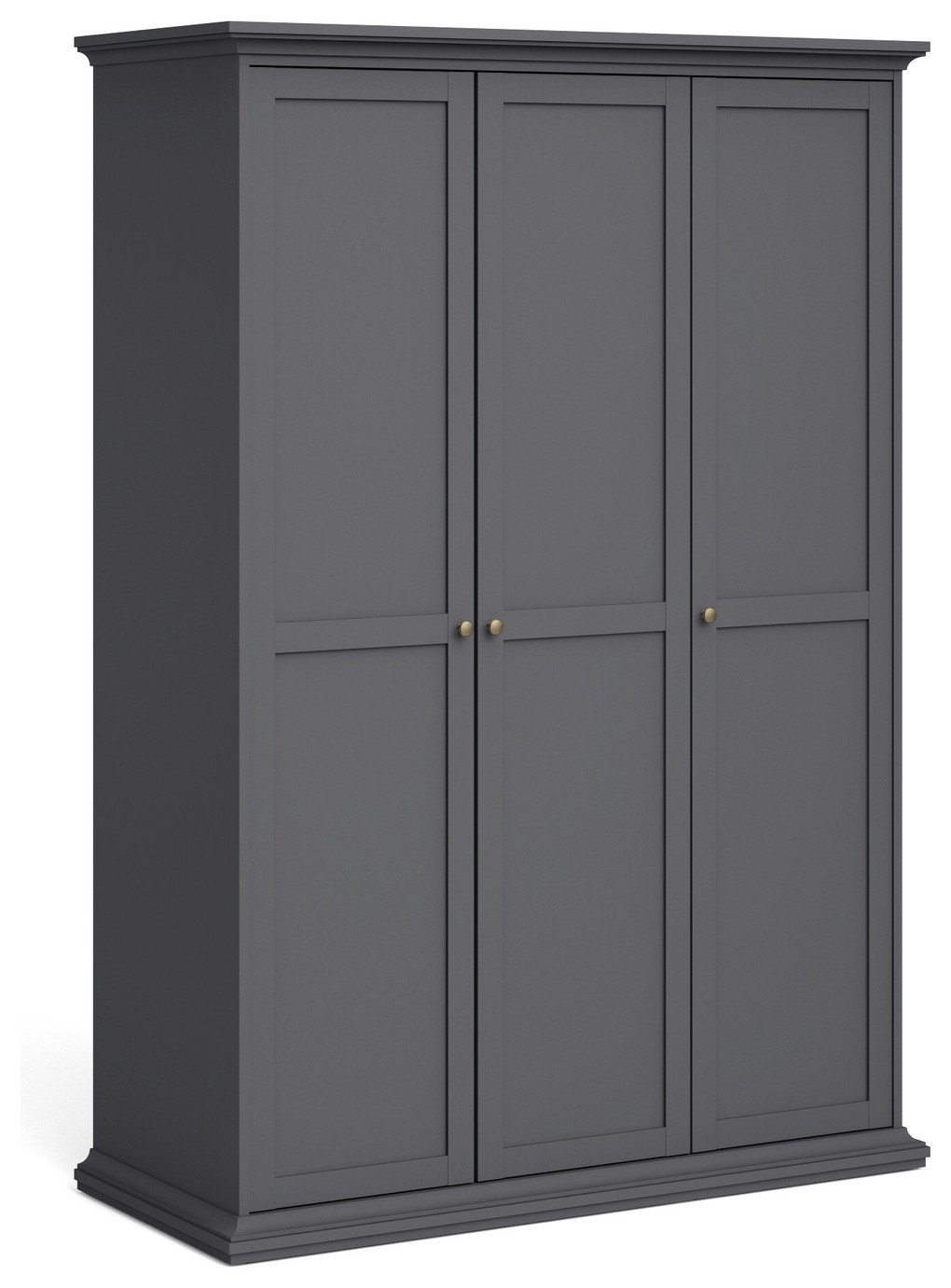 Tvilum Paris  3 Door Wardrobe - Grey