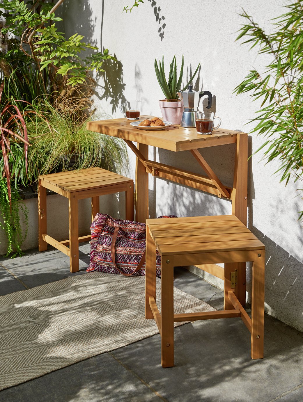 Argos Home Wooden Bench to Bistro Set Review