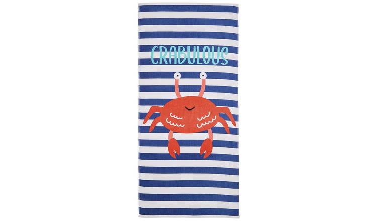 Catherine Lansfield Carabulous Beach Towel - Blue