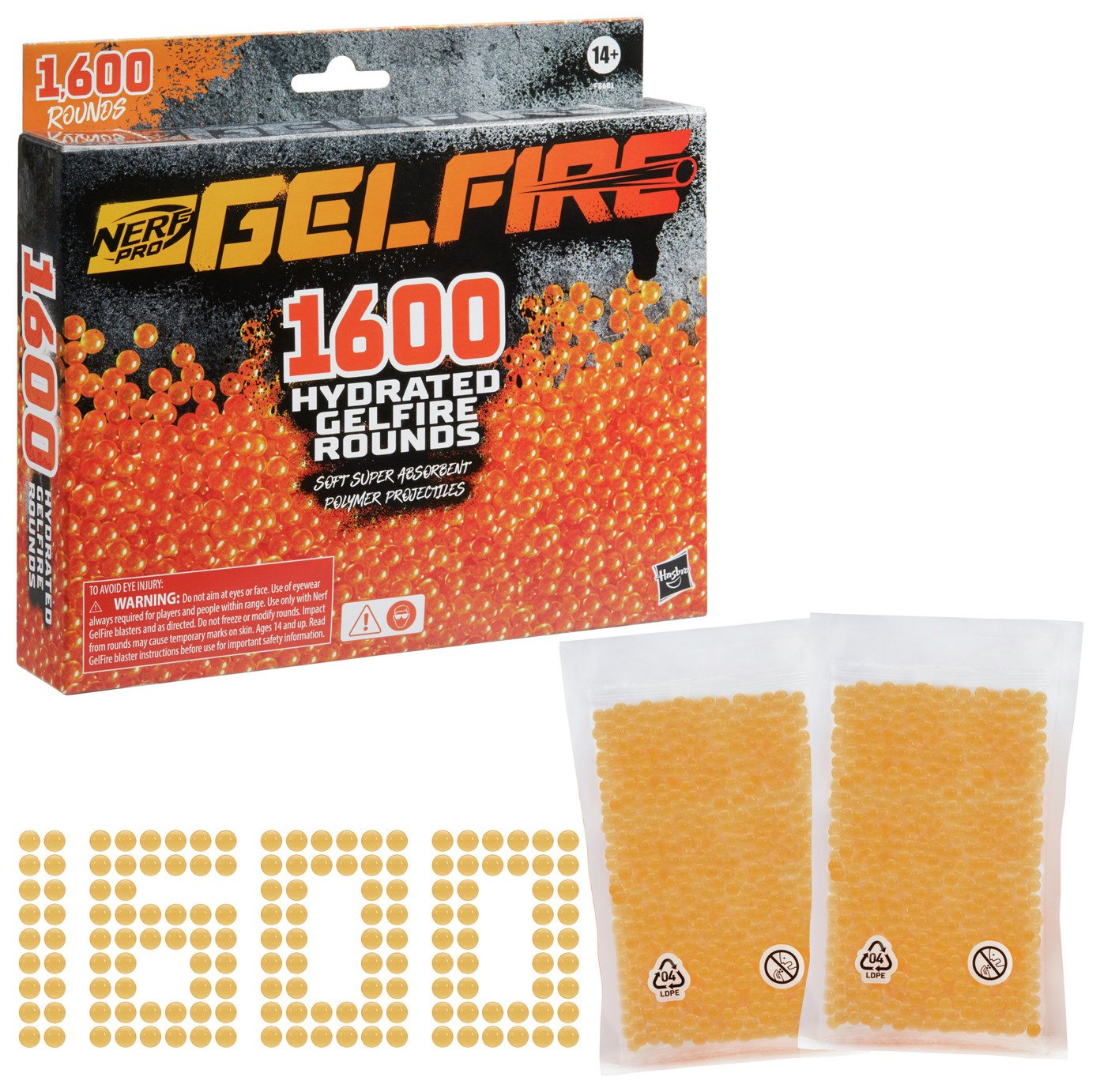 Nerf Gelfire Refill Orange Blaster