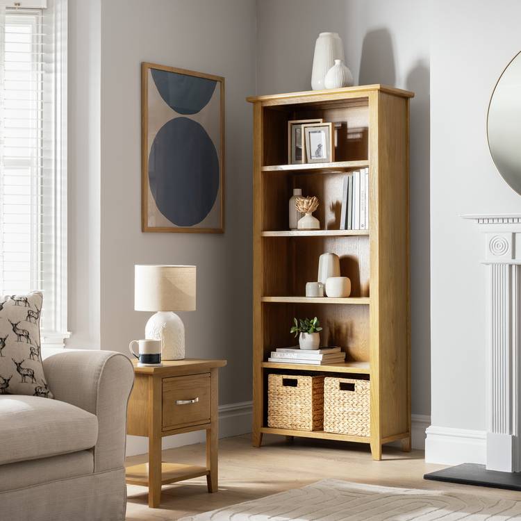 Argos Home Islington 1 Drawer Side Table - Oak 0