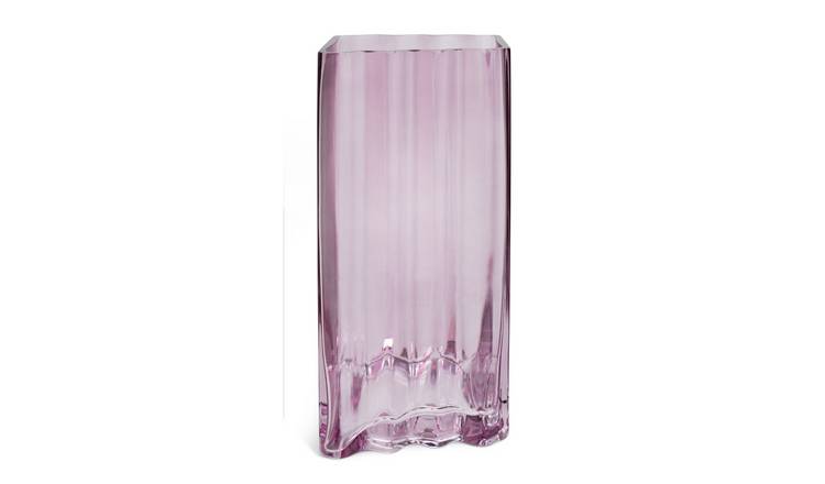 Habitat 60 Wiggle Glass Vase - Medium - Purple