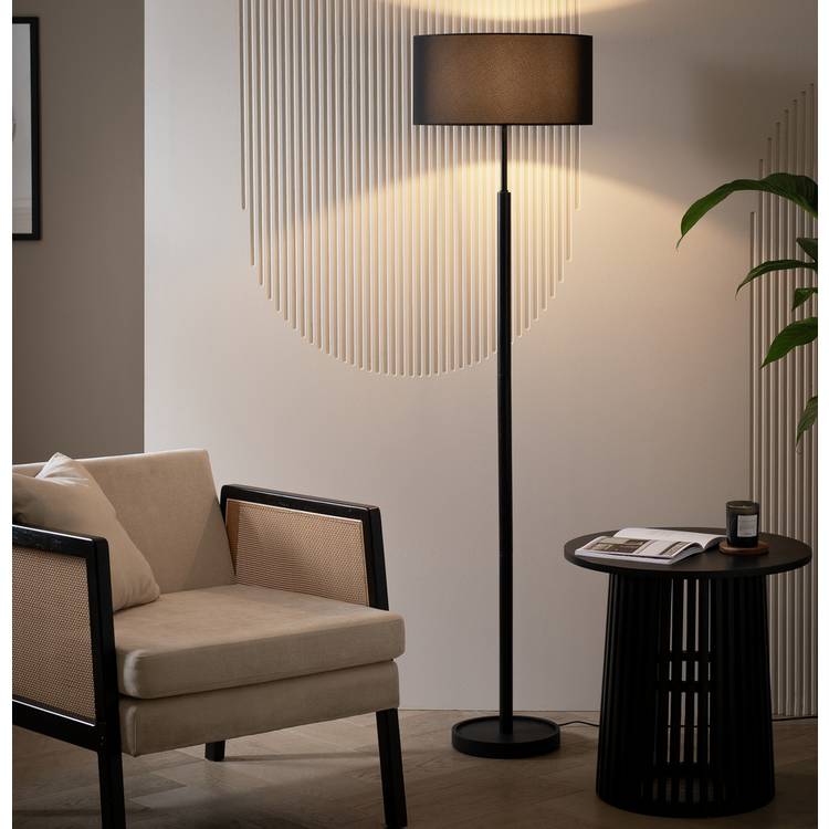 Argos Home Gloss Stick Floor Lamp - Black 0