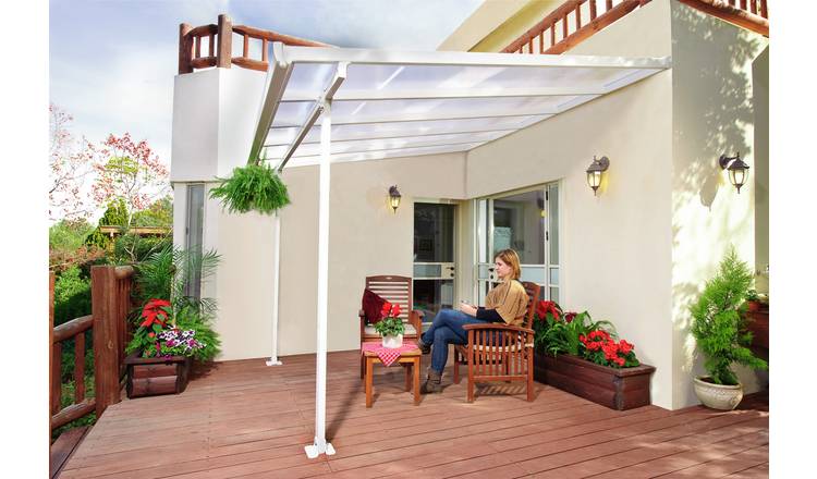 Palram Feria 3 X 3m Patio Cover - White