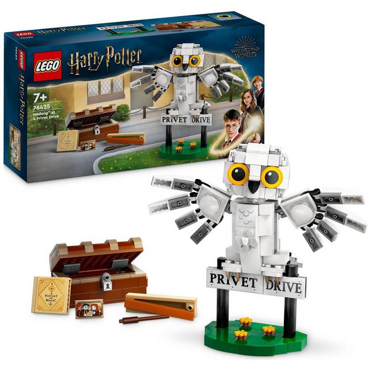 LEGO Harry Potter Hedwig at 4 Privet Drive Toy Owl Set 76425 0