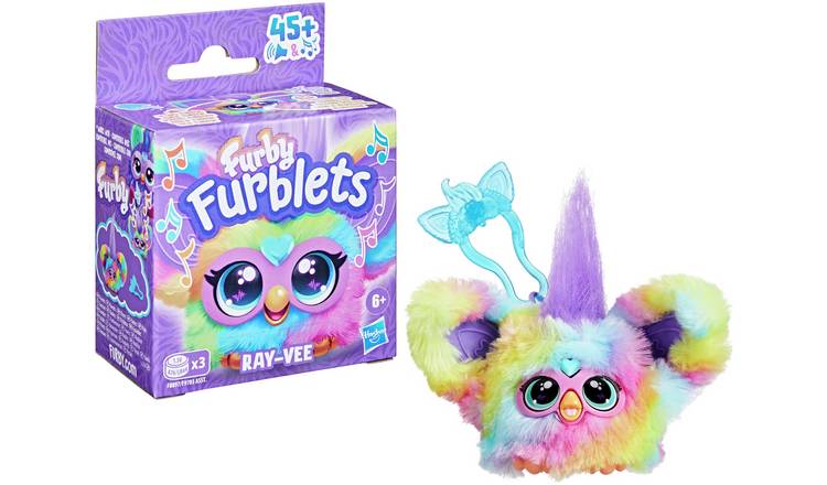 Furby Furblets Electric Rave Interactive Toy Plush