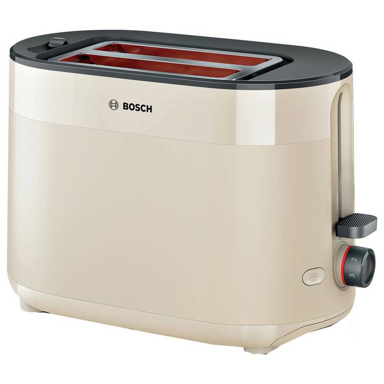 Bosch TAT2M127GB MyMoment Delight 2 Slice Toaster - Cream 0