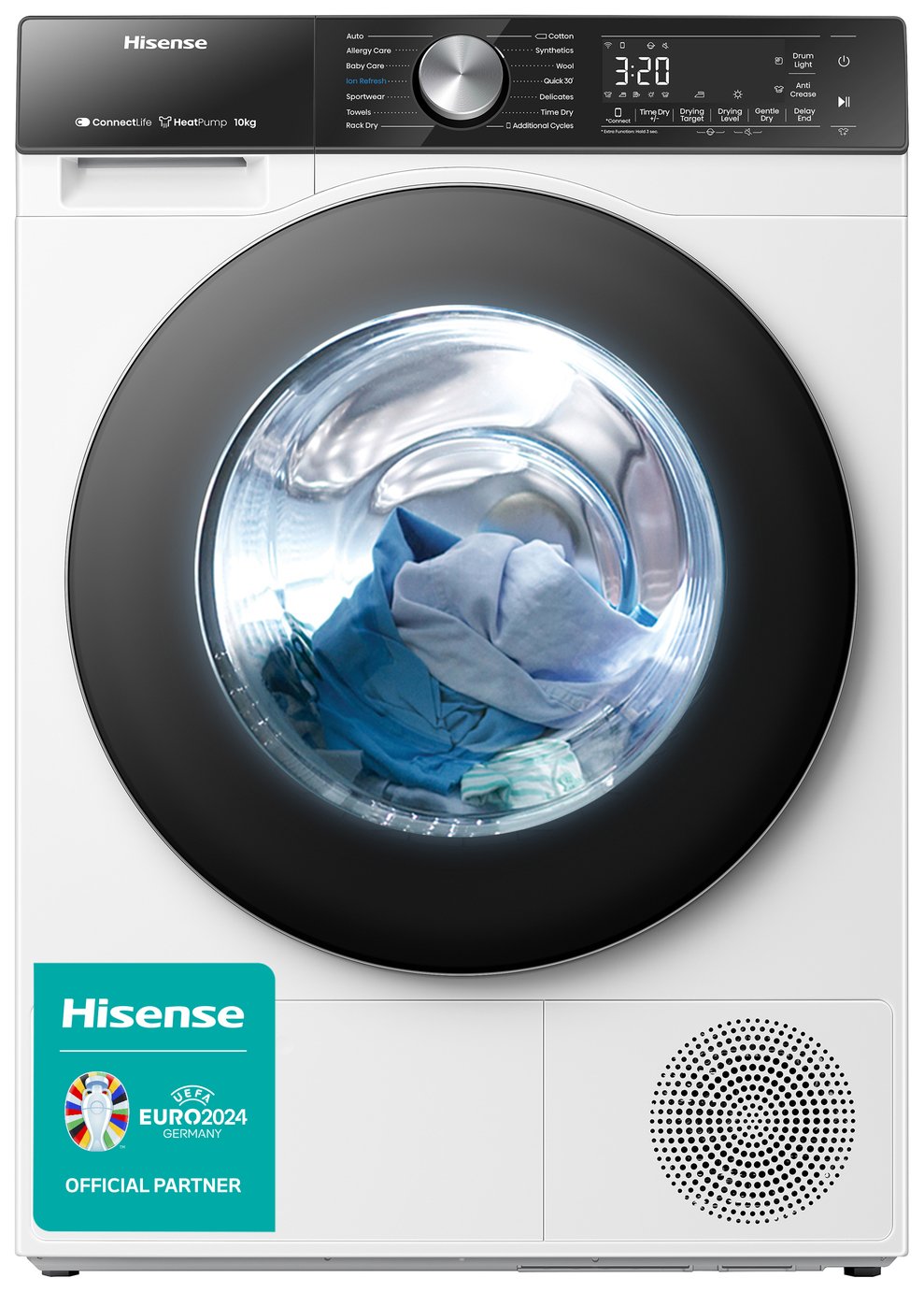 Hisense DH5S102BW 10KG Heat Pump Tumble Dryer - White