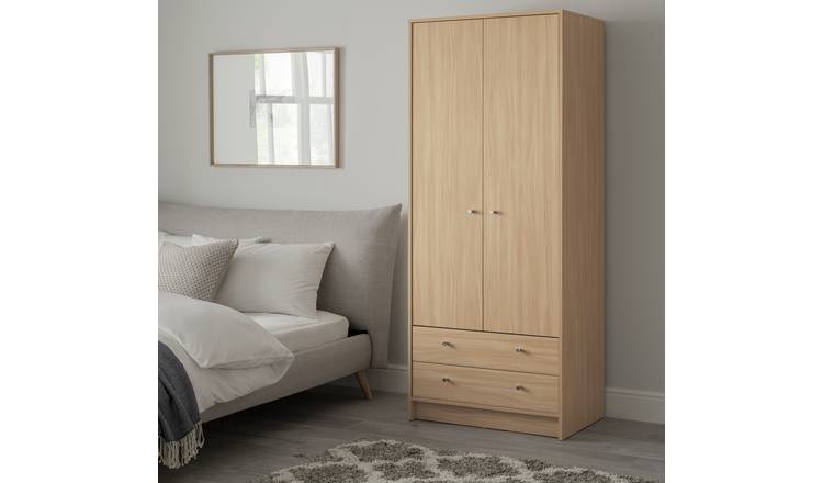 Single wardrobe deals with drawers argos