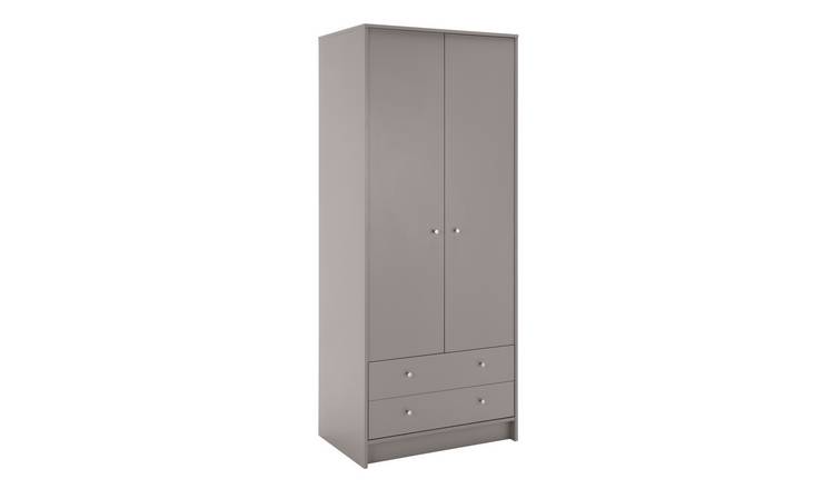 Buy Argos Home Malibu 2 Door 2 Drawer Wardrobe Grey