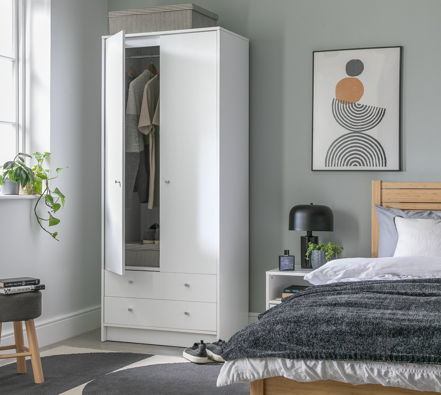 Argos Home Mailbu 2 Door 2 Drawer Wardrobe Review