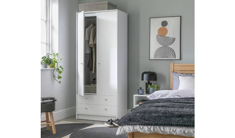 Argos white deals wardrobe sliding doors