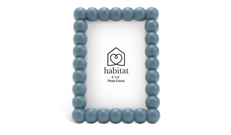 Habitat Blue Bobble Picture Frame - 4x6"