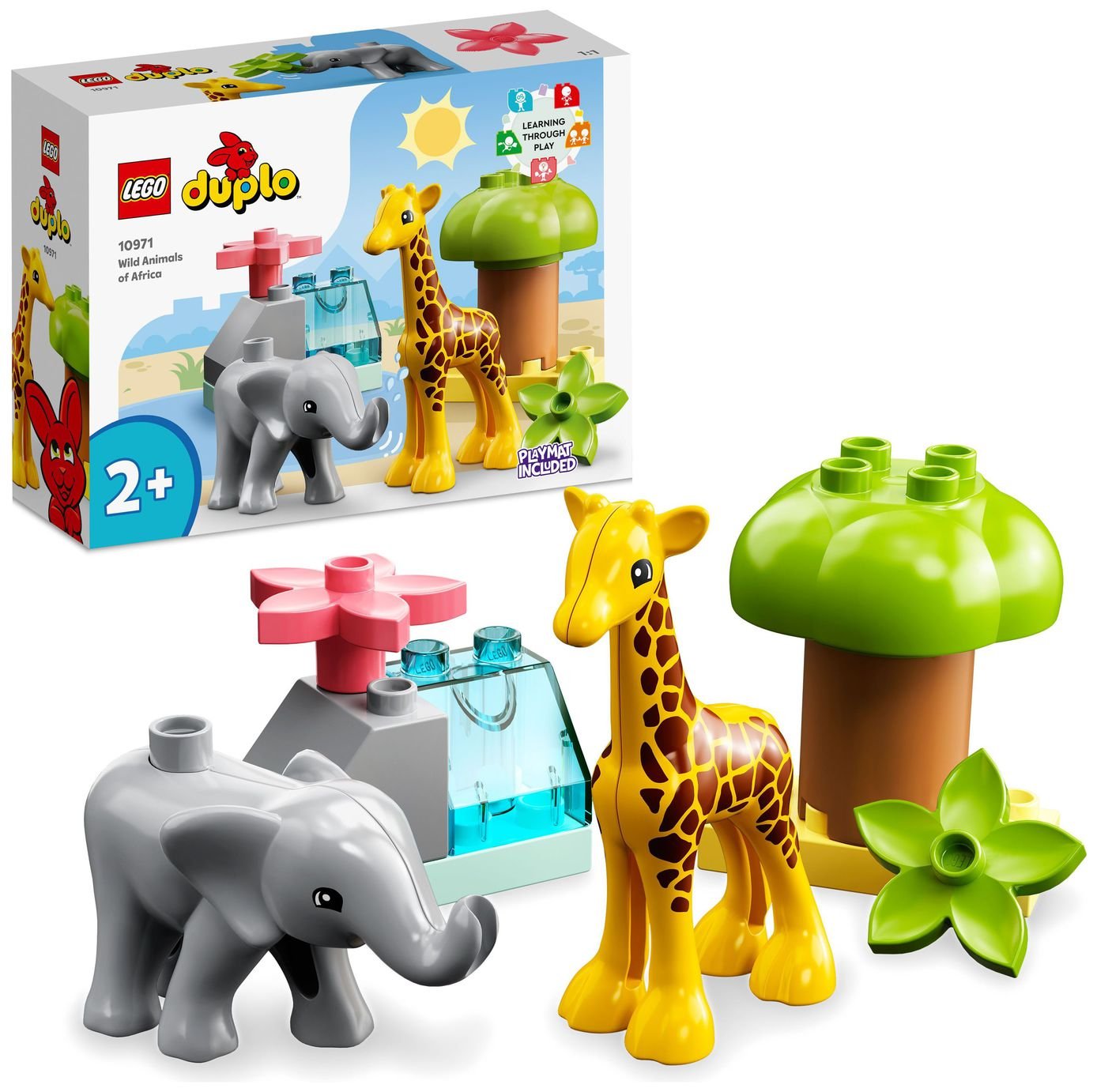 LEGO DUPLO Wild Animals of Africa Toy for Toddlers 10971