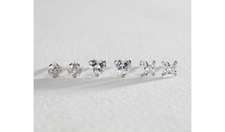 Argos cubic zirconia on sale earrings