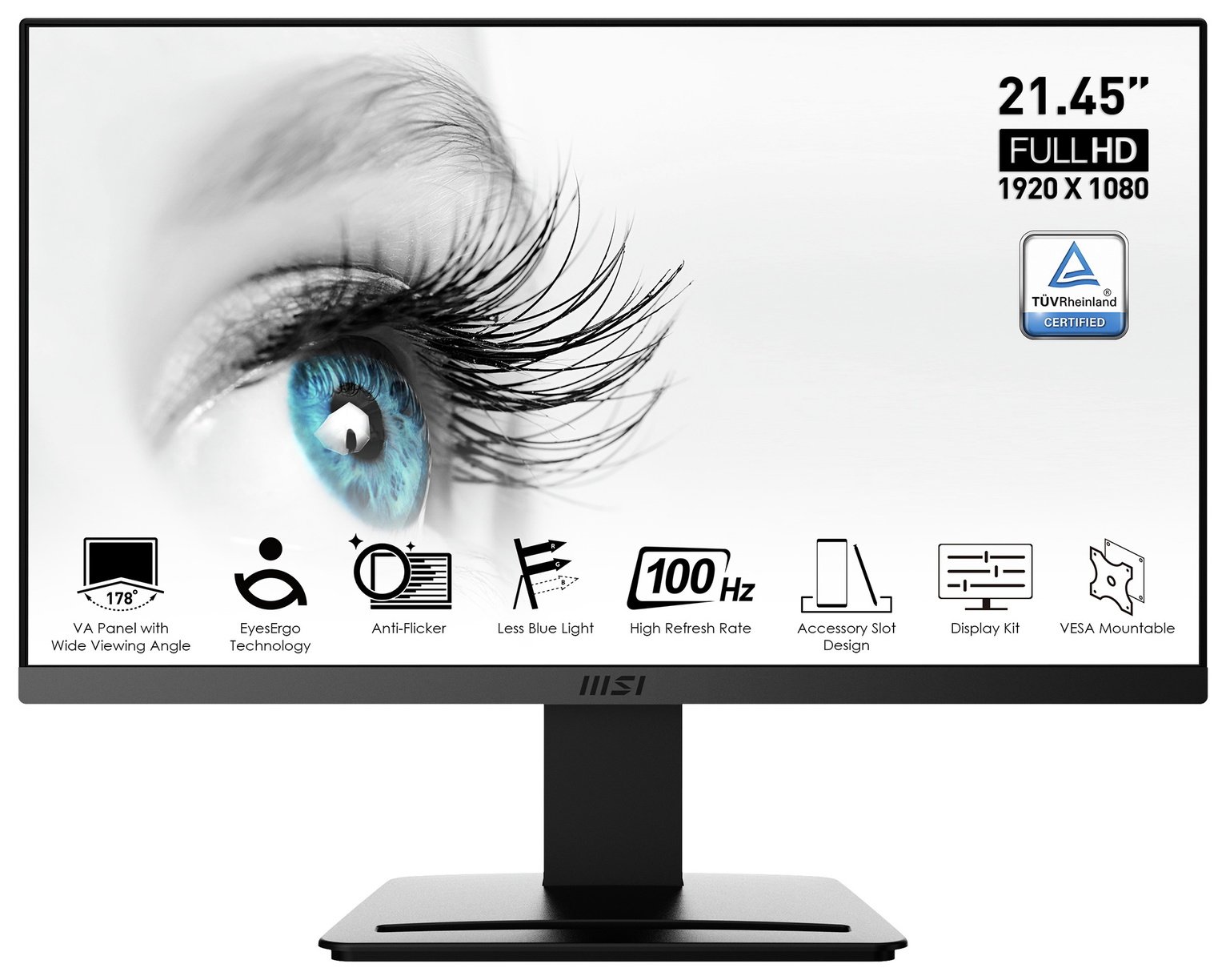 MSI Pro MP223 21.45 Inch 100Hz FHD Monitor