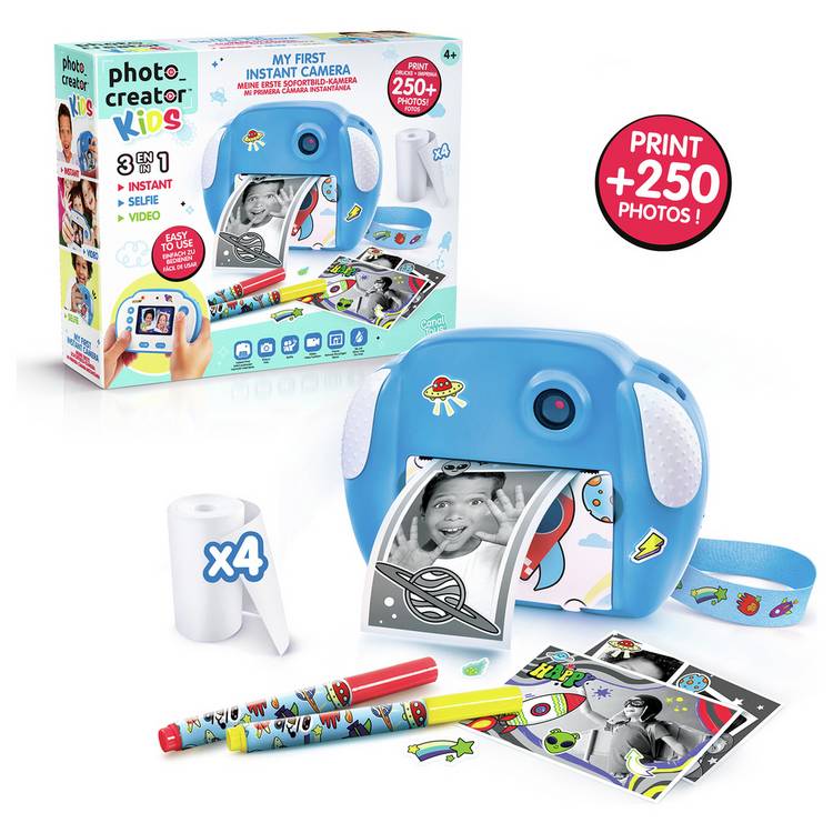 Photo Creator Kids Instant Camera Blue 0