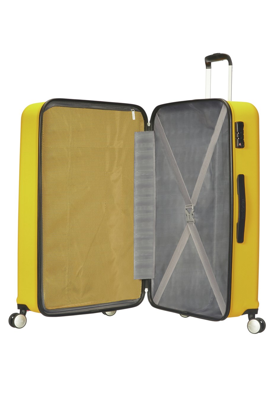 American Tourister Hypercube Large Yellow Suitcase Review