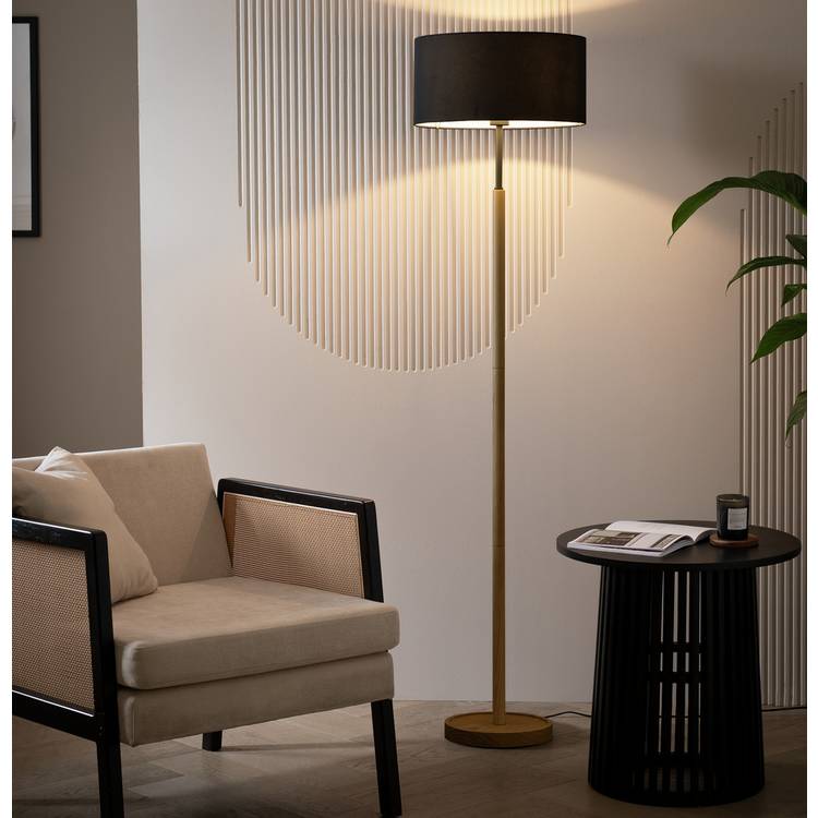 Argos Home Gloss Stick Floor Lamp - Grey 0