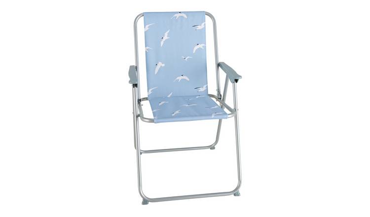 Buy Argos Home Metal Folding Picnic Chair - Seagull | Garden chairs and