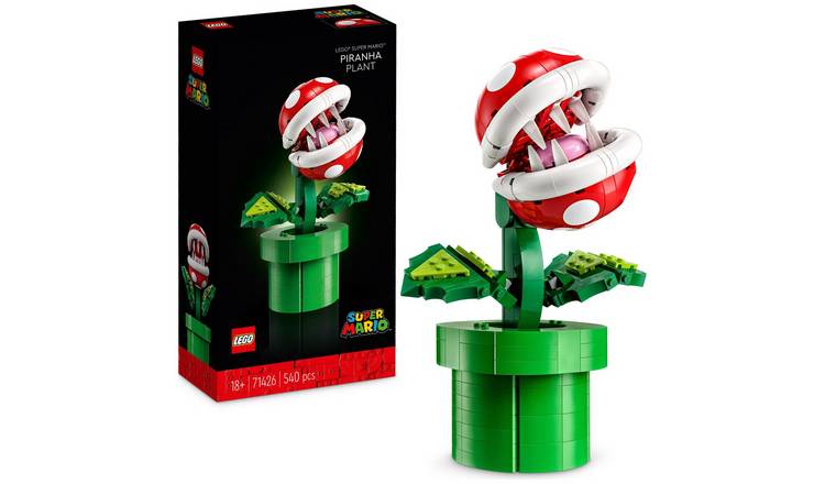 Buy LEGO Super Mario Piranha Plant Figure Set for Adults 71426, LEGO