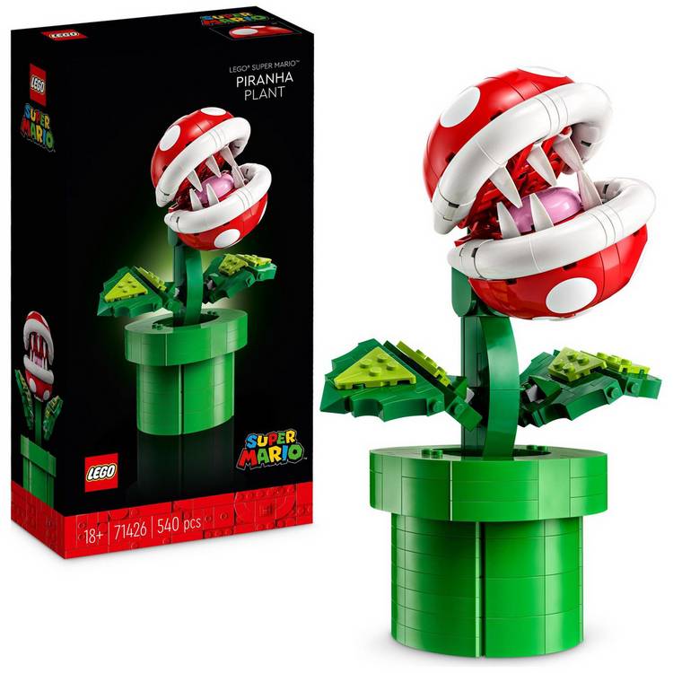 LEGO Super Mario Piranha Plant Figure Set for Adults 71426 0