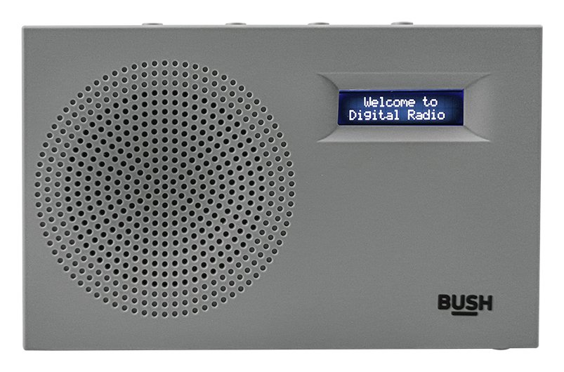 Bush Dab/FM  Portable Radio - Sandy Grey