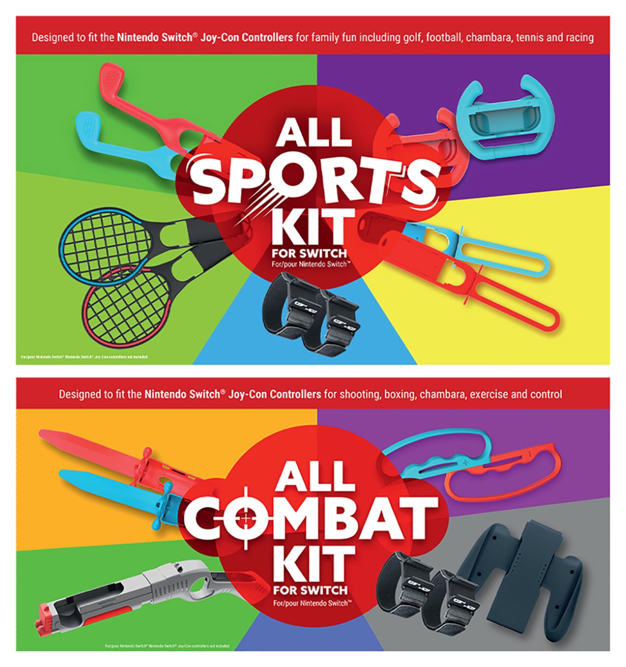 All Sports Kit   All Combat Kit Bundle For Nintendo Switch