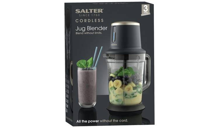 Salter 2-in-1 Cordless Rechargeable Blender