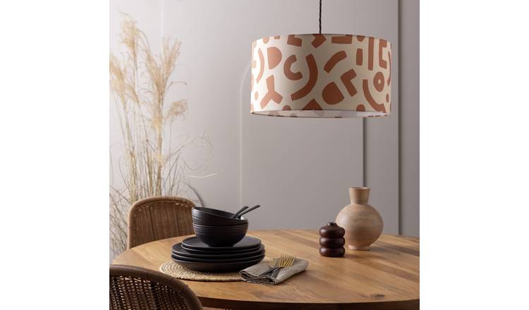 Orange lamp shade deals argos