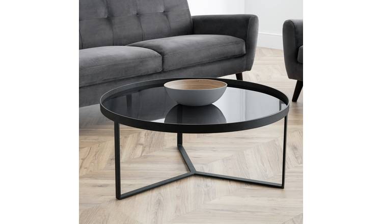 Julian Bowen Loft Round Coffee Table - Black