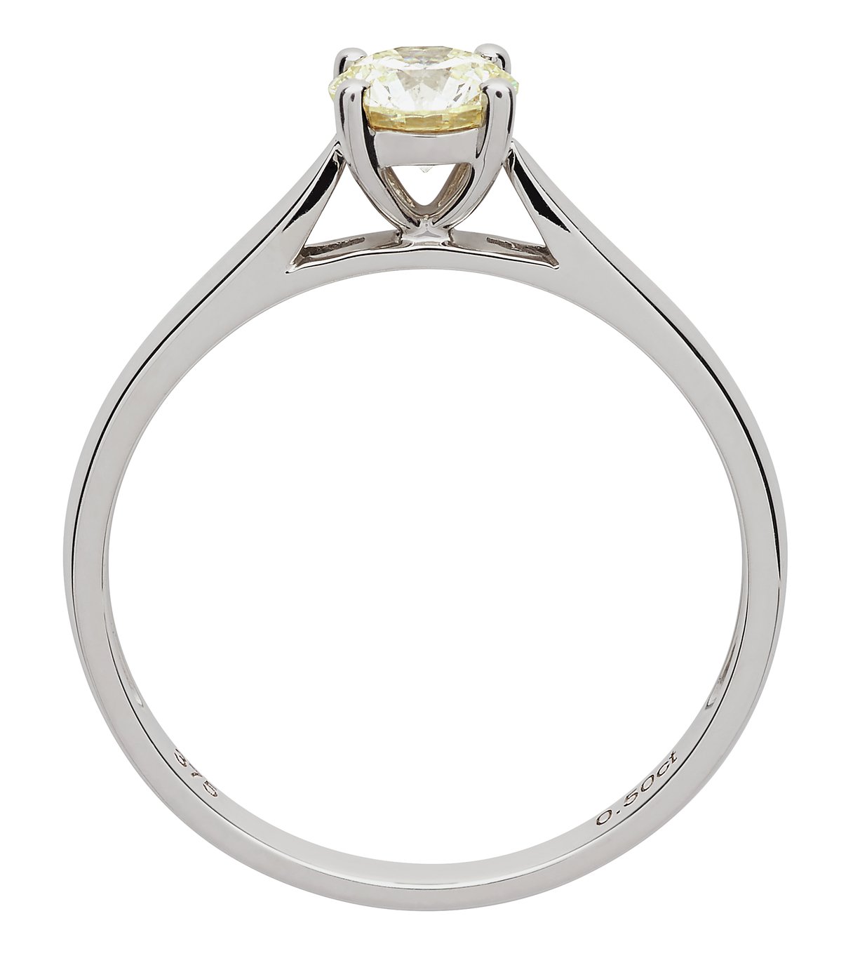 Revere 9ct White Gold 0.50ct  Diamond Solitaire Ring Review