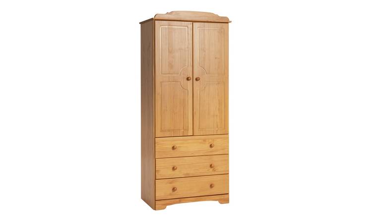 Argos solid deals wood wardrobe