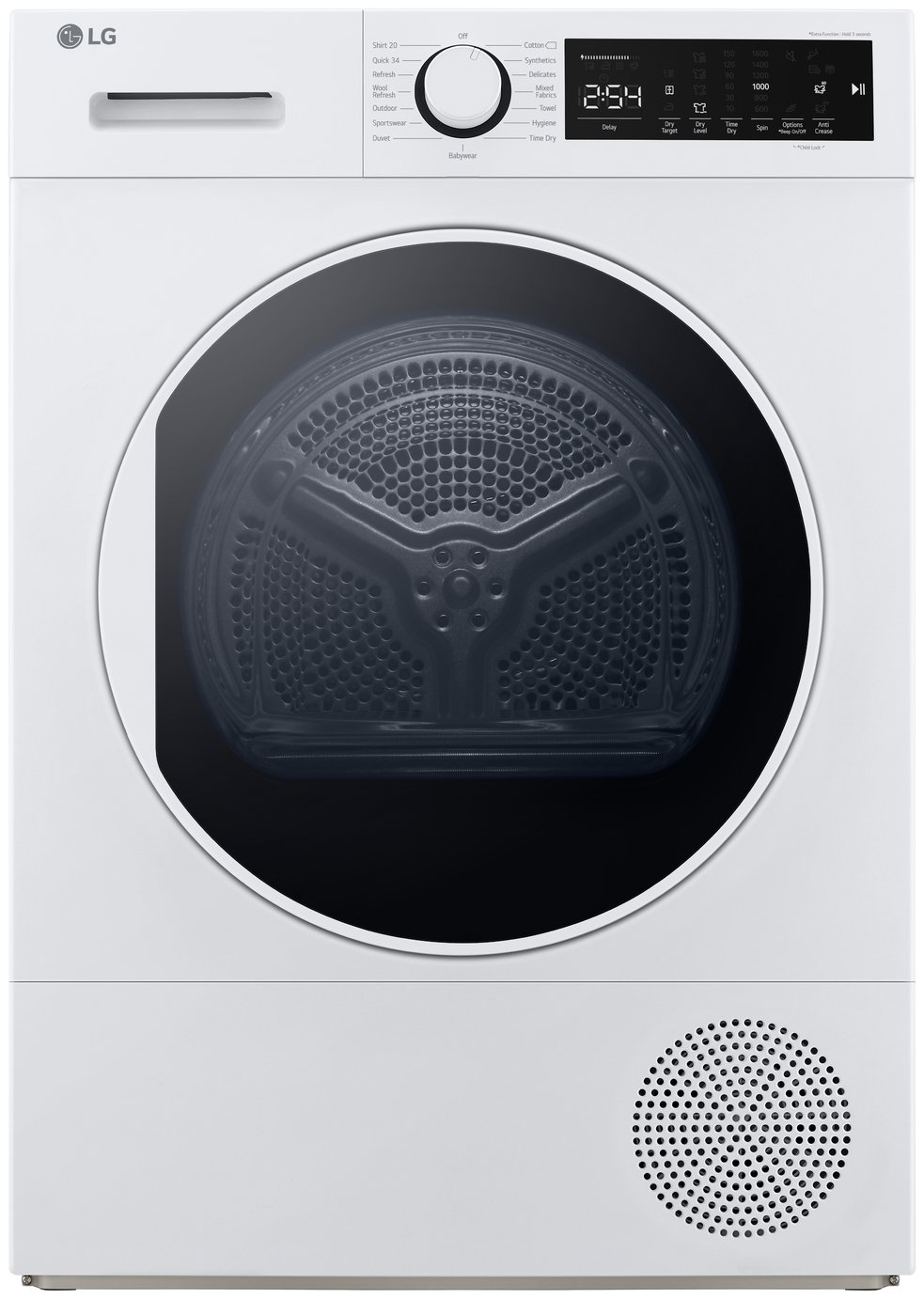 LG FDT208W 8KG Heat Pump Tumble Dryer - White