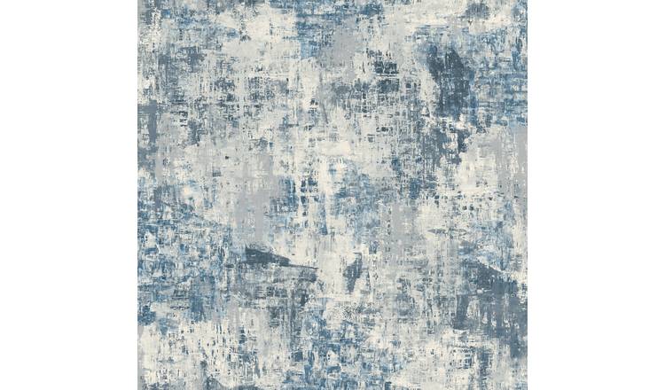 Arthouse Abstract Texture Blue Wallpaper