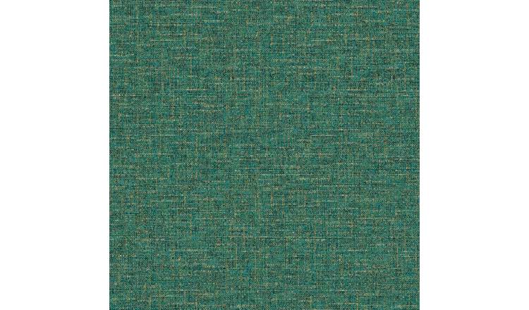 Esselle Home Weave Emerald Green and Gold Wallpaper